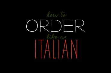 How to Order Italian Food- In Rome!