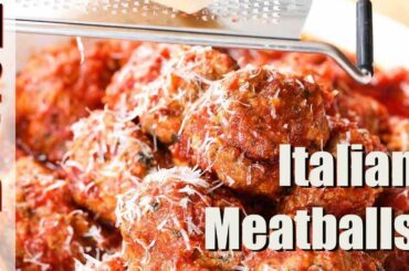 Italian Food | HOW TO MAKE ITALIAN MEATBALLS | How To Feed a Loon
