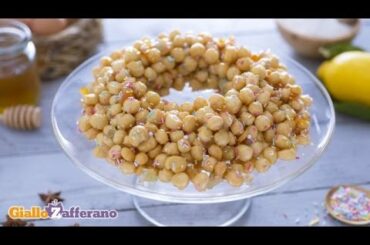 Struffoli ( tiny honey-covered fritters ) original italian recipe