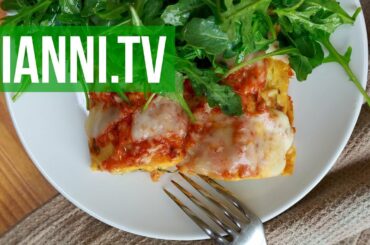 Spinach and Ricotta Cannelloni, Italian recipe - Gianni's North Beach