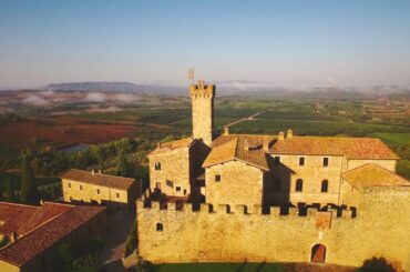 Castello Banfi Winery in Montalcino, Tuscany, Italy