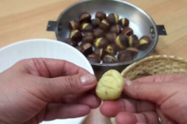 CHESTNUT Just Great Method to Peel a #chestnuts Italian Food