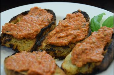 Roasted Red Pepper and Eggplant Spread Dip Cooking Italian with Joe