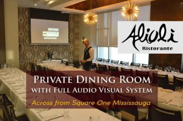 Alioli - Private Dining Room - Mississauga Italian Restaurant