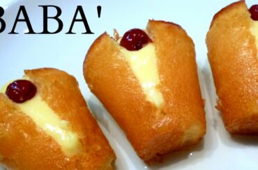 RUM BABA RECIPE Babà alla crema (italian cake) by ItalianCakes
