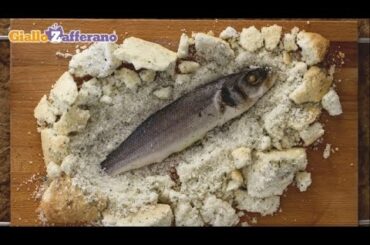 Sea bass in a salt crust - Italian recipe