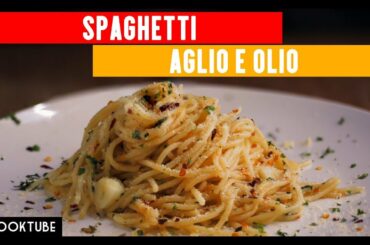 Spaghetti Aglio e Olio Recipe | Easy Italian Recipes | Quick Spaghetti Recipe