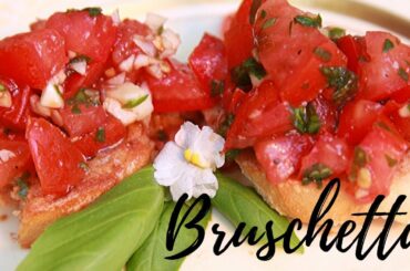 Bruschetta | How to make balsamic bruschetta | Classic Italian Recipe