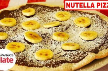 NUTELLA PIZZA RECIPE | How to make Nutella Dessert Pizza