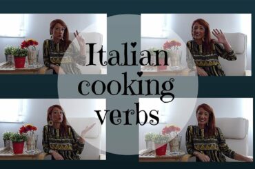 Italian cooking verbs