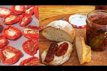 Italian homemade sun dried tomatoes