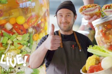 Brad Makes Giardiniera (Italian Pickle Relish) | It's Alive | Bon Appétit