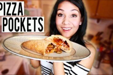 PIZZA POCKETS! Very authentic Italian cooking - #TastyTuesday