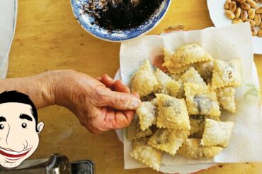 ITALIAN GRANDMA DEEP FRIED RAVIOLI | Nonna Igea Recipe | Italian Fried Cookies