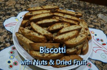 Italian Grandma Makes Biscotti with Nuts & Dried Fruit