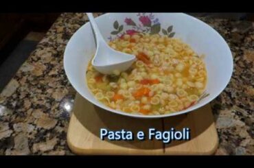 Italian Grandma Makes Pasta e Fagioli - Beans 3 Ways