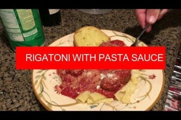 How to make Rigatoni with homemade pasta sauce -- Italian food