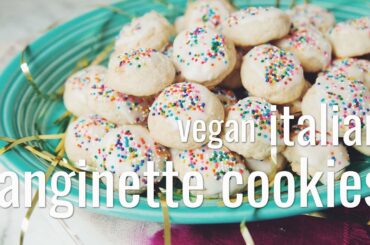 VEGAN ITALIAN ANGINETTE COOKIES | hot for food