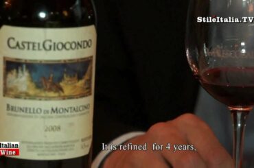 "Italian Wine"  - "Castel Giocondo" 2008 - "Brunello di Montalcino" -  "Marchesi de' Frescobaldi"