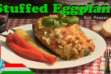 (Eggplant) Best Stuffed Eggplant recipe, Mums traditional italian cooking melanzane ripiene recipe