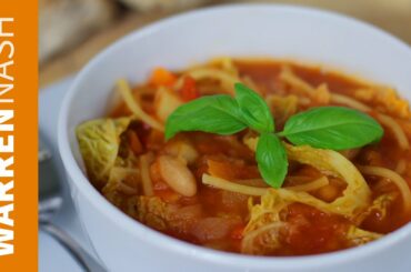 Minestrone Soup Recipe - Easy homemade Italian - Recipes by Warren Nash