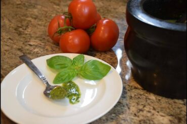 Authentic Italian Pesto Homemade Cooking Italian with Joe