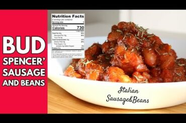 LCHF One-Pot High-Protein Recipe Rural Italian Classic Sausage and Beans (Slow-Carb Recipe)