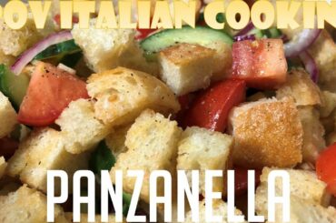 Panzanella (Tuscan Bread Salad): POV Italian Cooking Episode 97