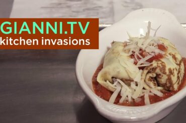 Manicotti Kitchen Invasion - Italian Cooking Videos - Gianni's North Beach