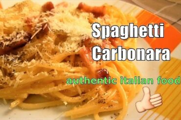 Spaghetti Carbonara Recipe Pasta #carbonara #italianfood