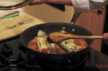 How to make Branzino All' Acqua Pazza (Italian Cooking by Andrea Sertoli)