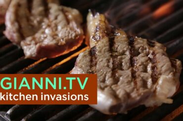 Lamb and Artichoke Kitchen Invasion - Italian Cooking Videos