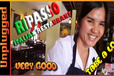 Sexy and beautiful Thai waitresses to serve you at Italian restaurant Bangkok Thailand Vlog 026