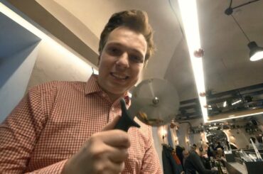 Neapolitan Pizza in St.Petersburg, Russia. "Pizza 22cm" Pizzeria. Italian Cuisine