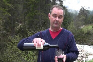 Lagrein Wine Dolomite Mountains, Italy