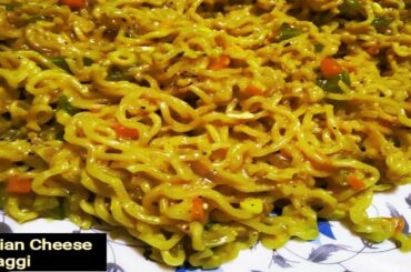 Italian cheese maggi Recipe | How to make Italian style cheese masala maggi noodles | Unique Maggi