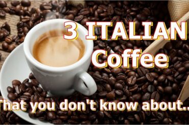 Appreciate Italian Coffee