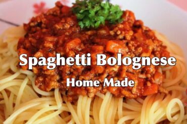 How to Make Spaghetti Bolognese // no talk ASMR cooking recipe #resepnuna