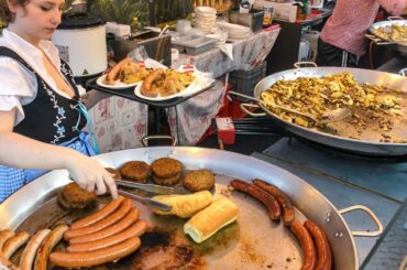 Street Food from The World. Huge Festival seen in Italy