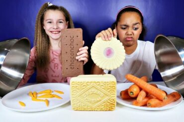 REAL FOOD VS CHOCOLATE FOOD CHALLENGE!!