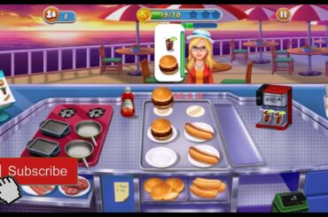 Kitchen Craze Cooking Games for Free Food Level 5-6 - Android Games