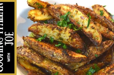 World's Most Delicious Roasted Potato Wedges Cooking Italian with Joe