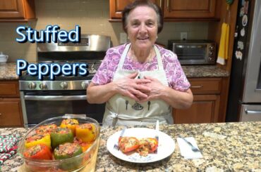 Italian Grandma Makes Stuffed Peppers