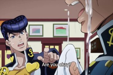 【HD】ジョジョ: Okuyasu Eats Italian Food (Part 1)