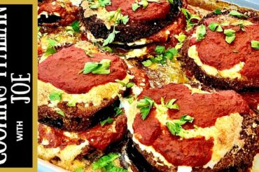 World's Best Eggplant Parmesan Recipe Cooking Italian with Joe