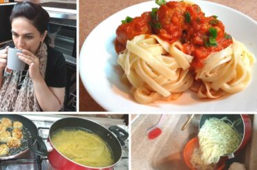 Busy Mom's Quick Lunch Routine- Easy Italian Food - Spaghetti and Meatballs Recipe Quick Lunch Ideas