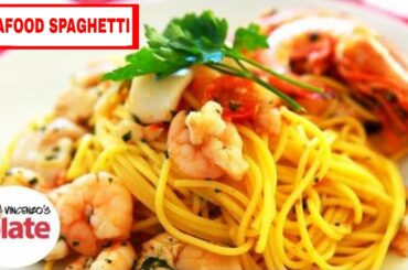 AWESOME SEAFOOD SPAGHETTI RECIPE | Italian Seafood Pasta Recipe
