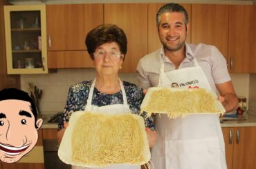 ITALIAN GRANDMA Makes FRESH PASTA FROM SCRATCH | How to Make Pasta (Spaghetti)