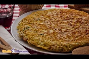 Spaghetti frittata - Italian recipe