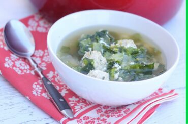 Italian Wedding Soup with Escarole | Clean Eating Recipe